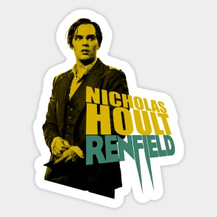 Renfield movie Nicolas Cage Nicholas Hoult design ironpalette Sticker